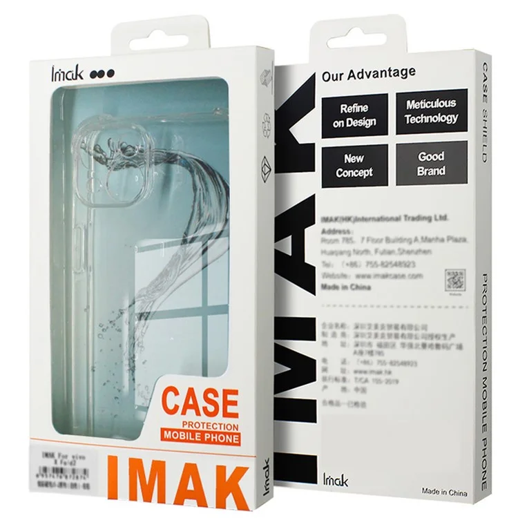 IMAK Pour Nothing Phone (3a) Pro Étui TPU Protection Antichoc avec Coussin d'Air - Transparent