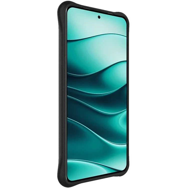 Étui IMAK pour Xiaomi Redmi Note 14 5G Coque de Protection TPU Antichoc avec Coussin d'Air - Noir Mat