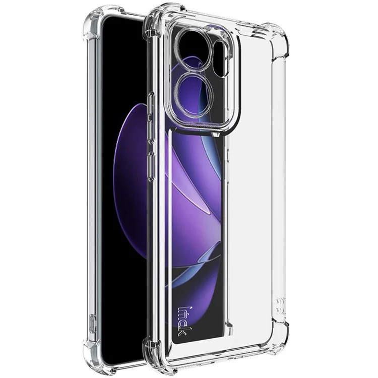 Capa IMAK UX-4 Series para Oppo Reno13 F 4G / 5G Proteção de Quatro Cantos à Prova de Impacto em TPU Transparente