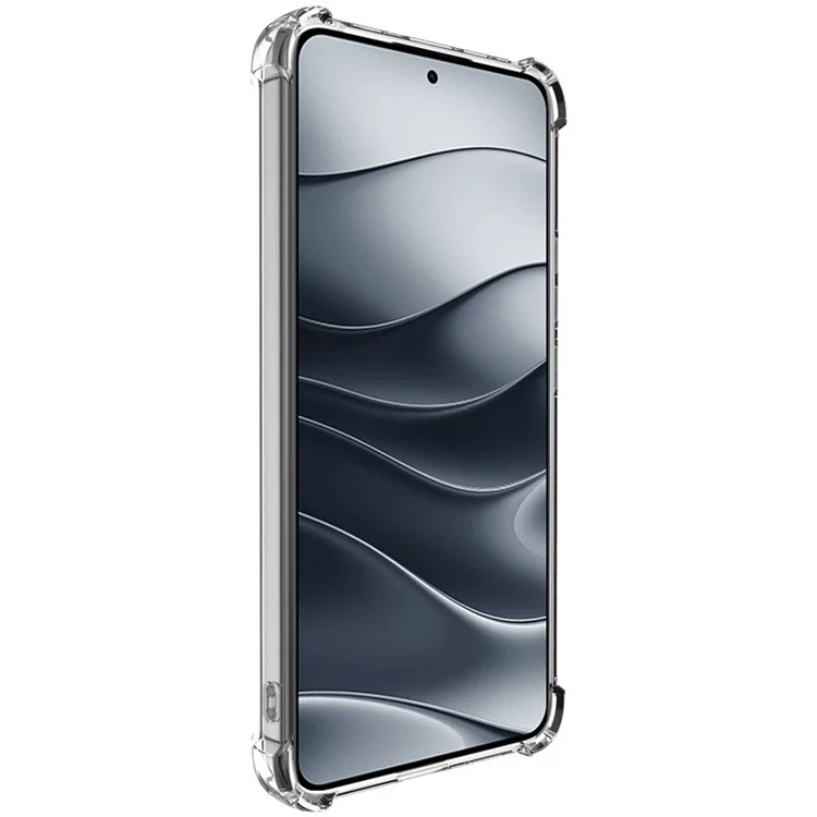 IMAK UX-4 Series For Xiaomi Redmi Note 14 4G (163.25mm) Case Straight Frame Four Corner Shockproof Clear TPU Cover