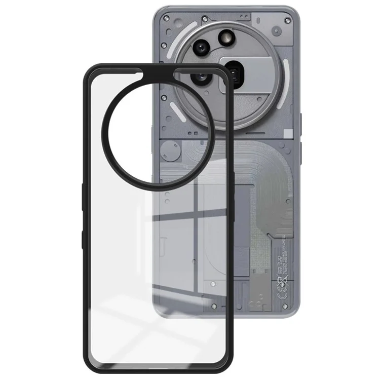 Étui IMAK UX-9A Série pour Nothing Phone (3a) Pro Coque Transparente TPU PC avec Coins Renforcés
