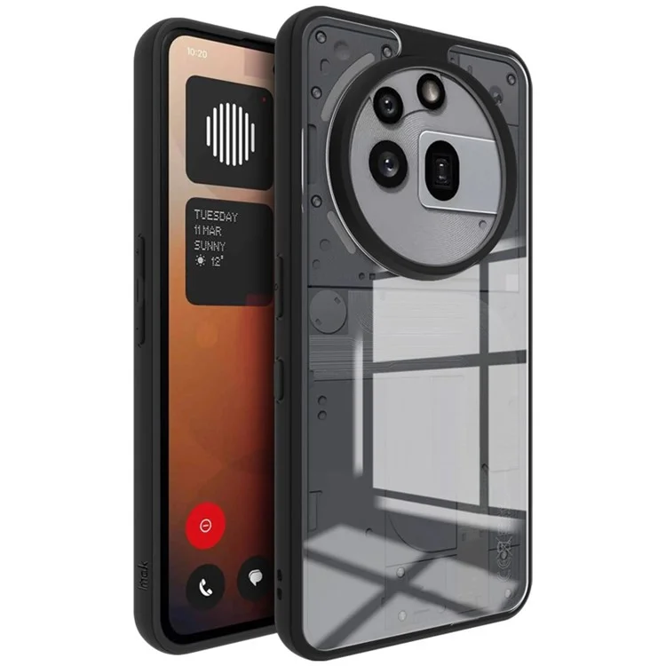 Étui IMAK UX-9A Série pour Nothing Phone (3a) Pro Coque Transparente TPU PC avec Coins Renforcés