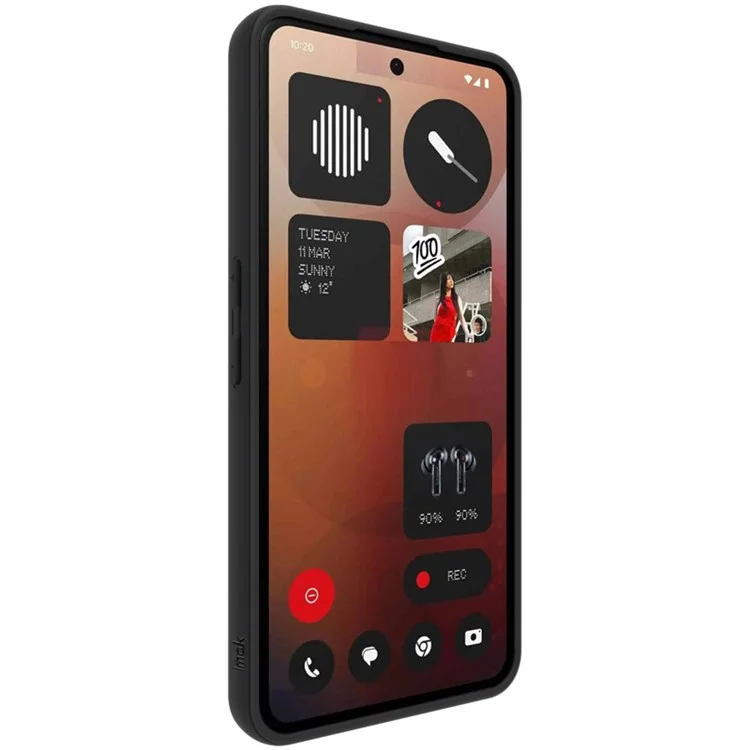 Étui IMAK UX-9A Série pour Nothing Phone (3a) Pro Coque Transparente TPU PC avec Coins Renforcés