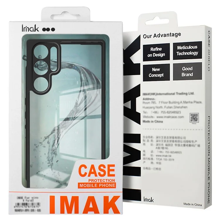 Étui IMAK UX-9A pour iPhone 16e en TPU transparent avec coins renforcés