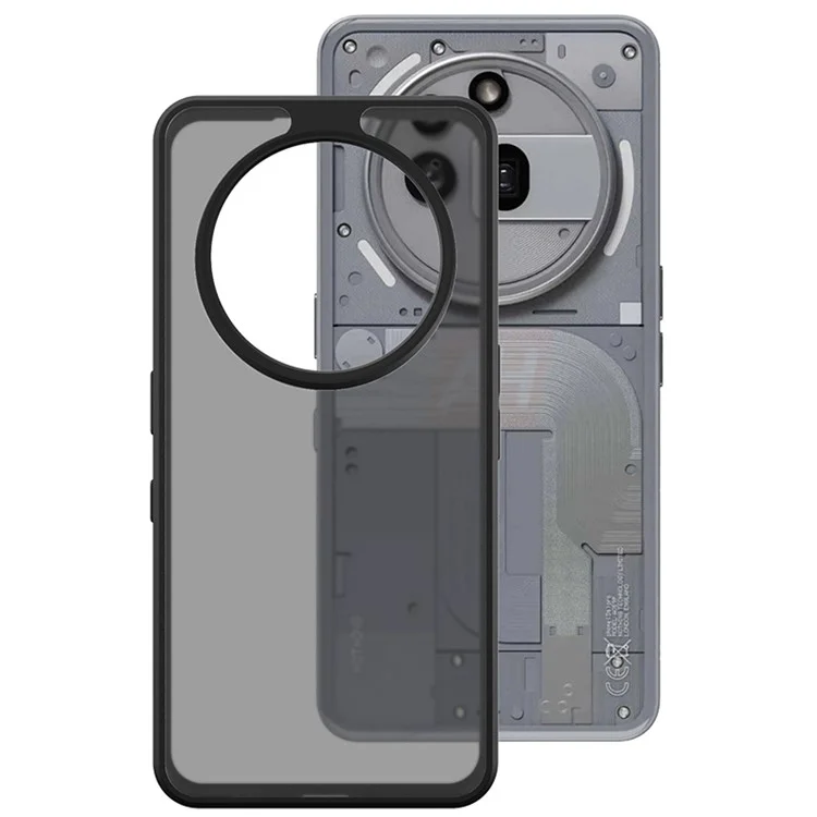 Étui IMAK UX-9B Series pour Nothing Phone (3a) Pro - Coque de téléphone mate en PC et TPU avec mini protection gonflable
