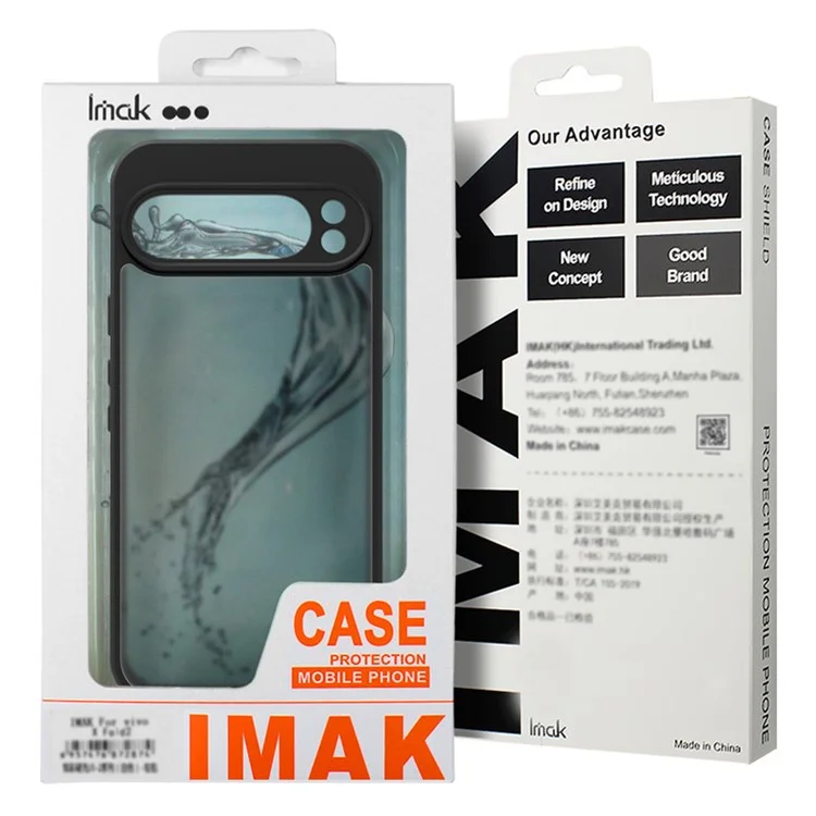 Étui IMAK UX-9B Series pour Nothing Phone (3a) Pro - Coque de téléphone mate en PC et TPU avec mini protection gonflable