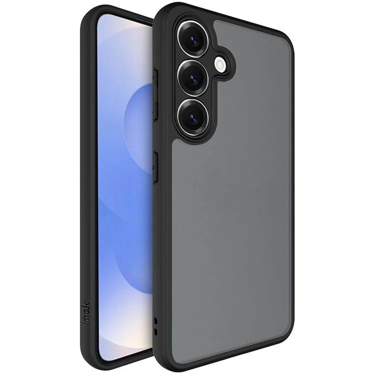 Étui IMAK UX-9B Série pour Samsung Galaxy S25 Coque de téléphone mate PC TPU avec mini airbag de protection