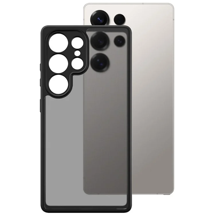 Étui IMAK UX-9B Série pour Samsung Galaxy S25 Ultra Housse de Téléphone Matte PC TPU avec Petit Coussin d'Air
