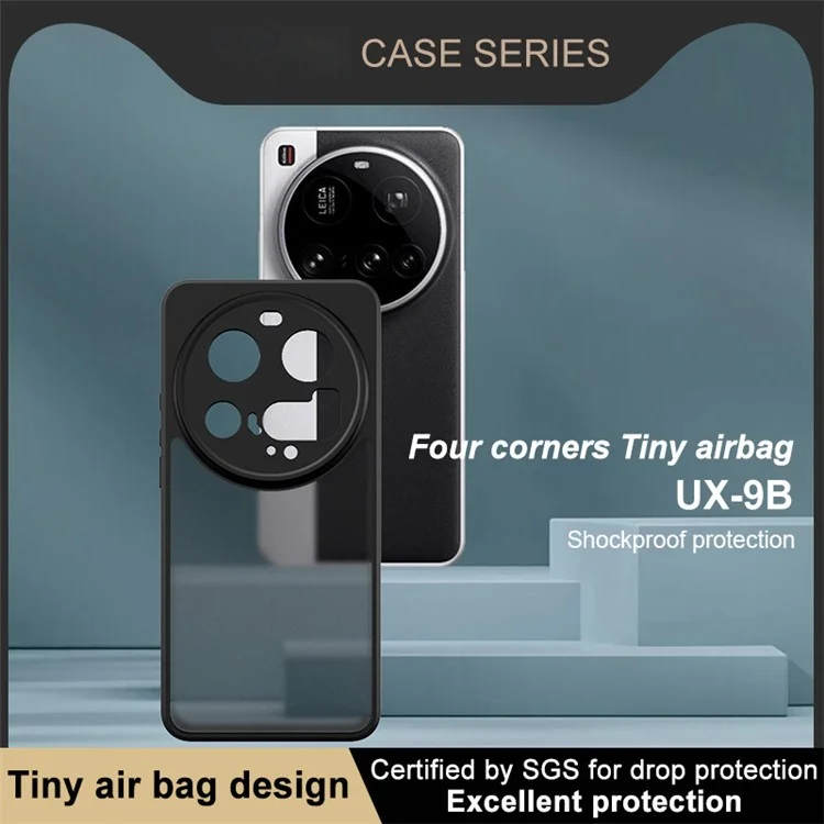 Étui IMAK UX-9B Série pour Xiaomi 15 Ultra - Coque de téléphone mate en PC et TPU avec mini coussin d'air