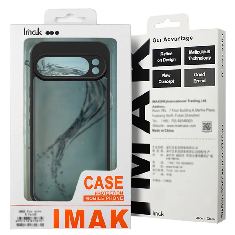 Étui IMAK UX-9B Série pour Xiaomi 15 Ultra - Coque de téléphone mate en PC et TPU avec mini coussin d'air