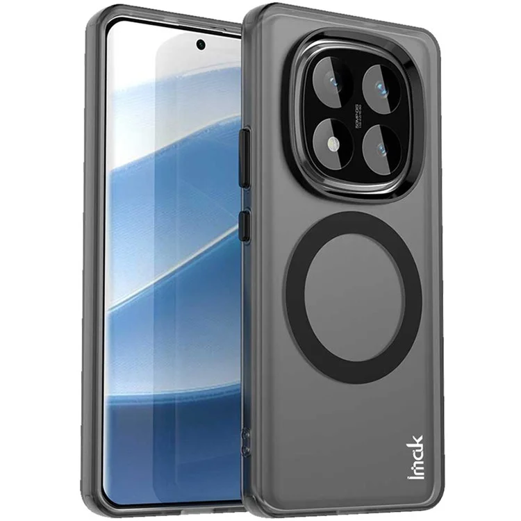 Чехол IMAK для Xiaomi Redmi Note 14 Pro+ 5G, совместимый с MagSafe, из поликарбоната и термопластичного полиуретана для защиты задней крышки телефона