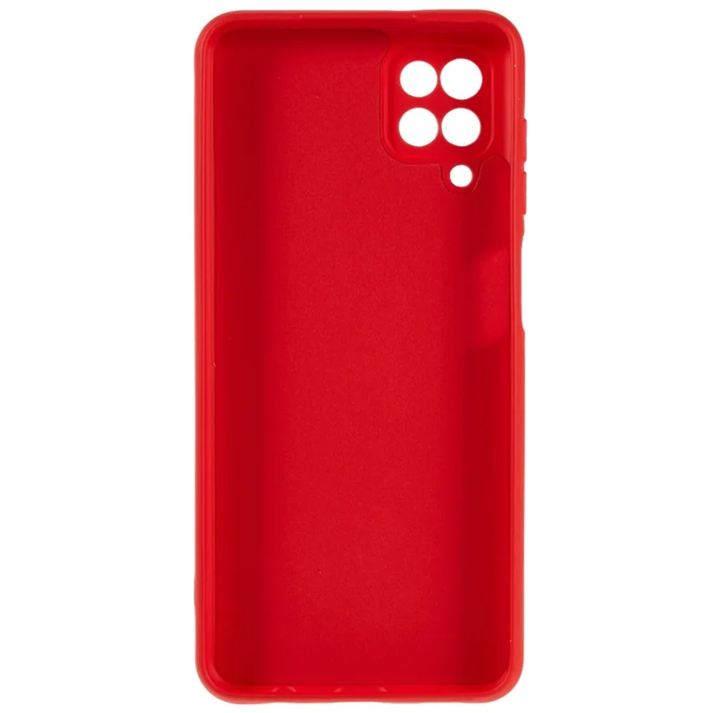 2.0mm Thick Arc Edge TPU Cover for Samsung Galaxy A22 4G (EU Version), Liquid Silicone Texture Phone Drop-proof Case - Red