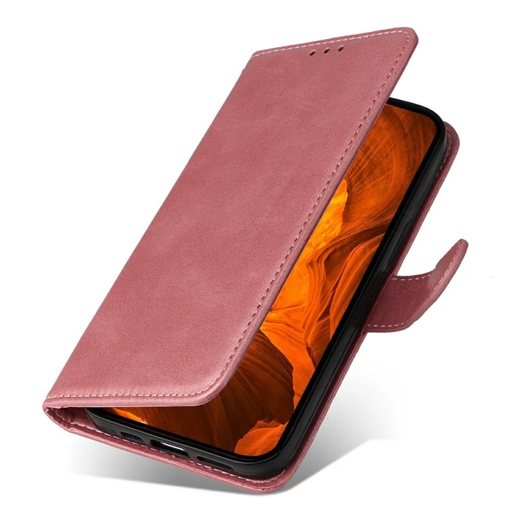 For Honor X8c 4G Case Wallet PU Leather Folio Flip Phone Cover - Pink