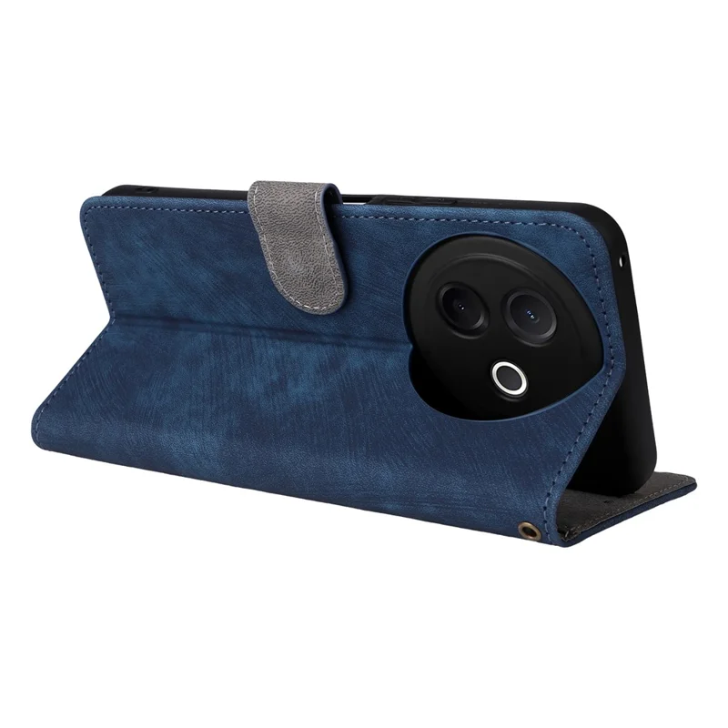 For vivo Y39 5G / Y300i 5G Case Wallet RFID Blocking PU Leather Cover Viewing Stand - Blue