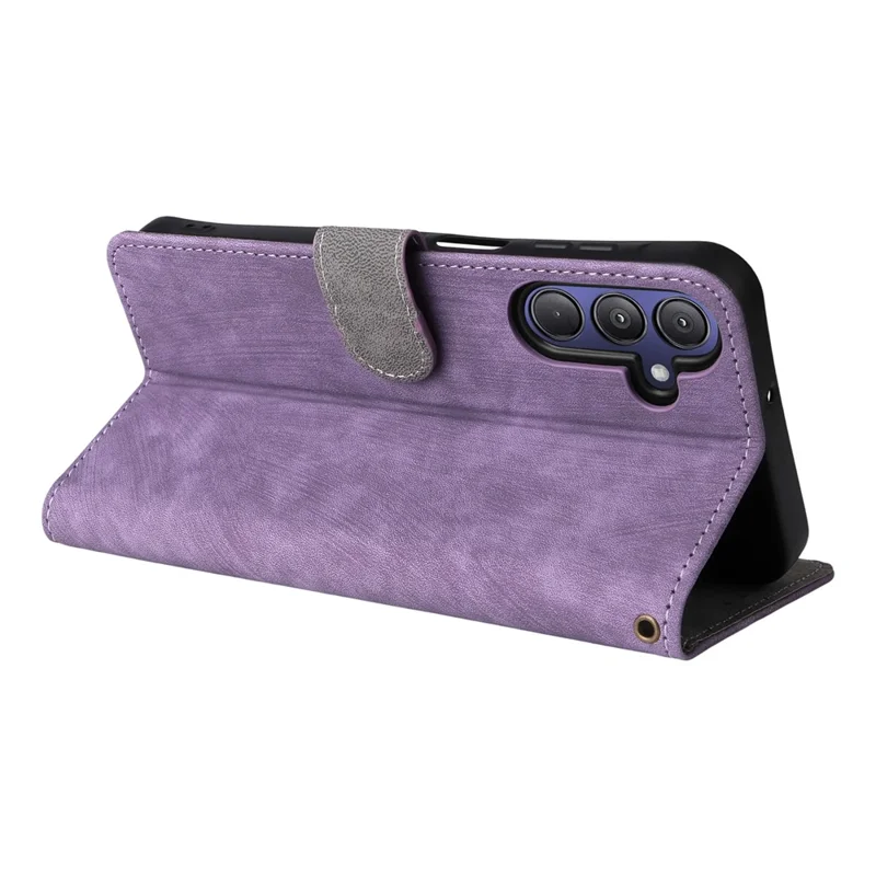 For Gabb Phone 4 Pro Case Wallet RFID Blocking PU Leather Cover Viewing Stand - Purple