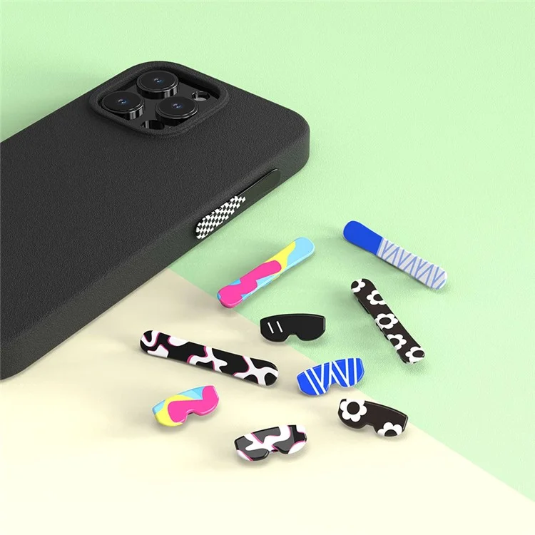YOYOISLES Air Tec Serie Hülle für iPhone 16 Pro Max - Abnehmbare anpassbare Tasten EVA Handyhülle - Schwarz