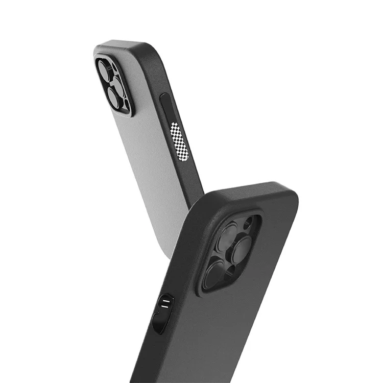 YOYOISLES Air Tec Serie Hülle für iPhone 16 Pro Max - Abnehmbare anpassbare Tasten EVA Handyhülle - Schwarz