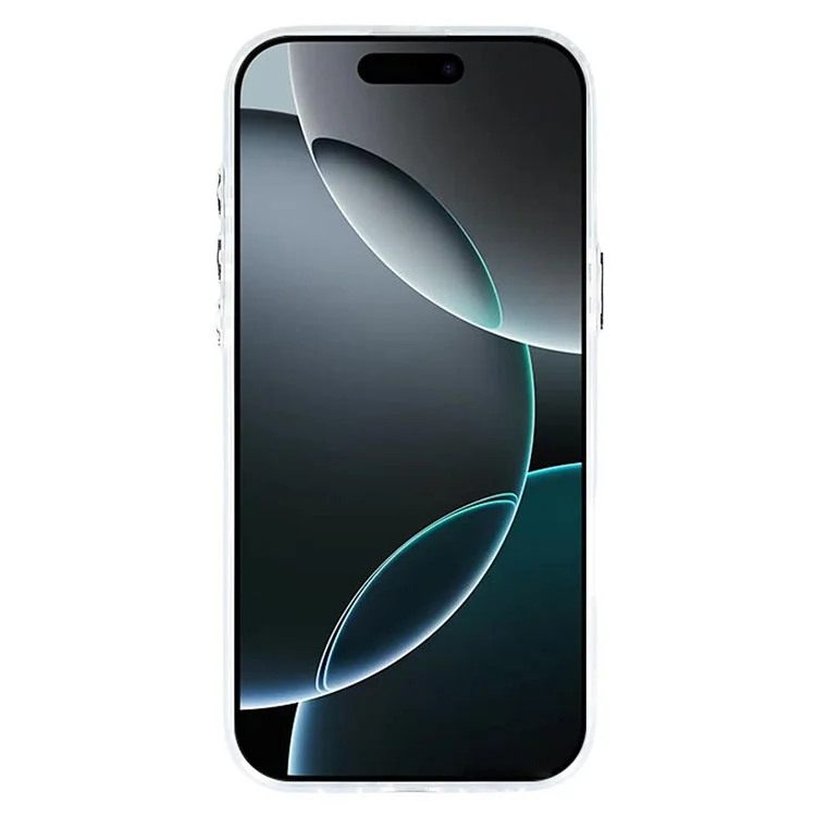 Für iPhone 16 Pro Hülle 3D Epoxid-Kirschdesign Weiche TPU-Rückseite
