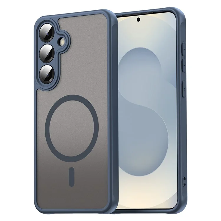 For Samsung Galaxy A36 5G Case Compatible with MagSafe Anti Drop PC + TPU Phone Cover - Blue