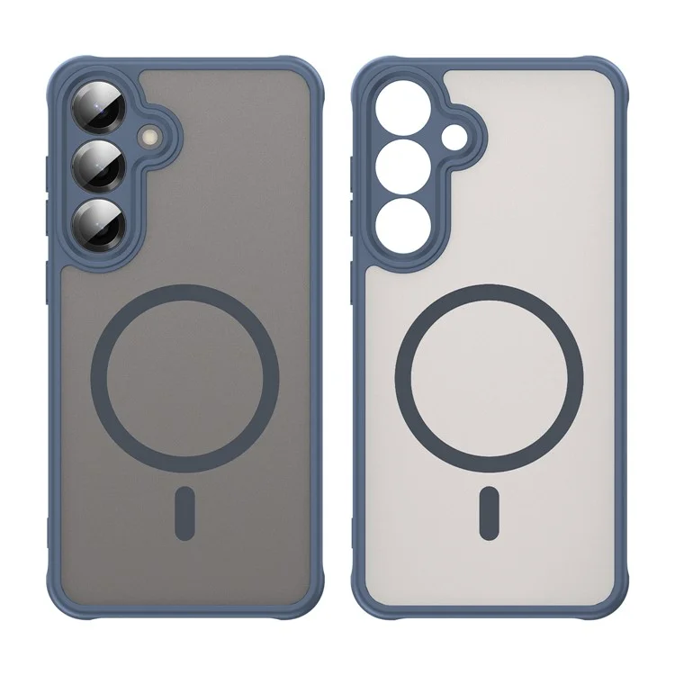 For Samsung Galaxy A36 5G Case Compatible with MagSafe Anti Drop PC + TPU Phone Cover - Blue