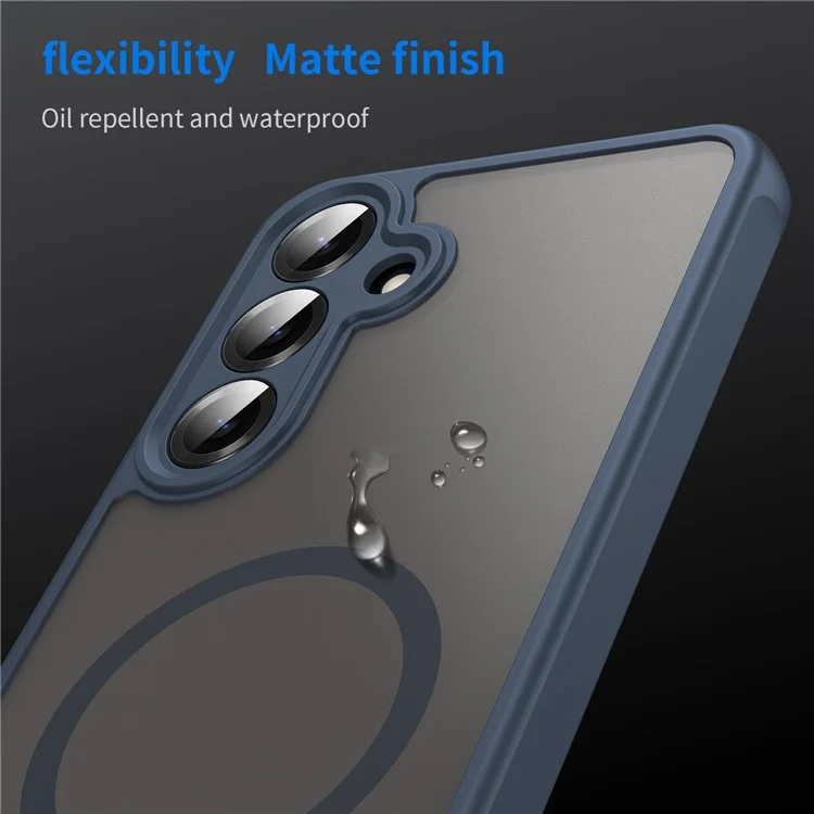 For Samsung Galaxy A36 5G Case Compatible with MagSafe Anti Drop PC + TPU Phone Cover - Blue