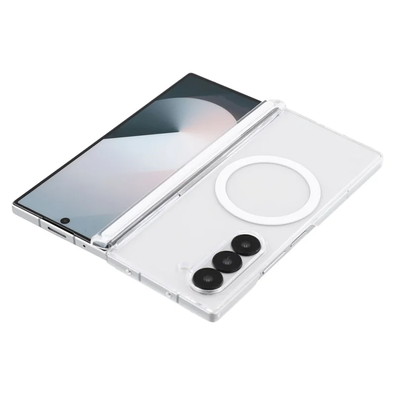X-LEVEL For Samsung Galaxy Z Fold6 5G Case Magnetic Case Clear Back Slim Hard PC Phone Cover