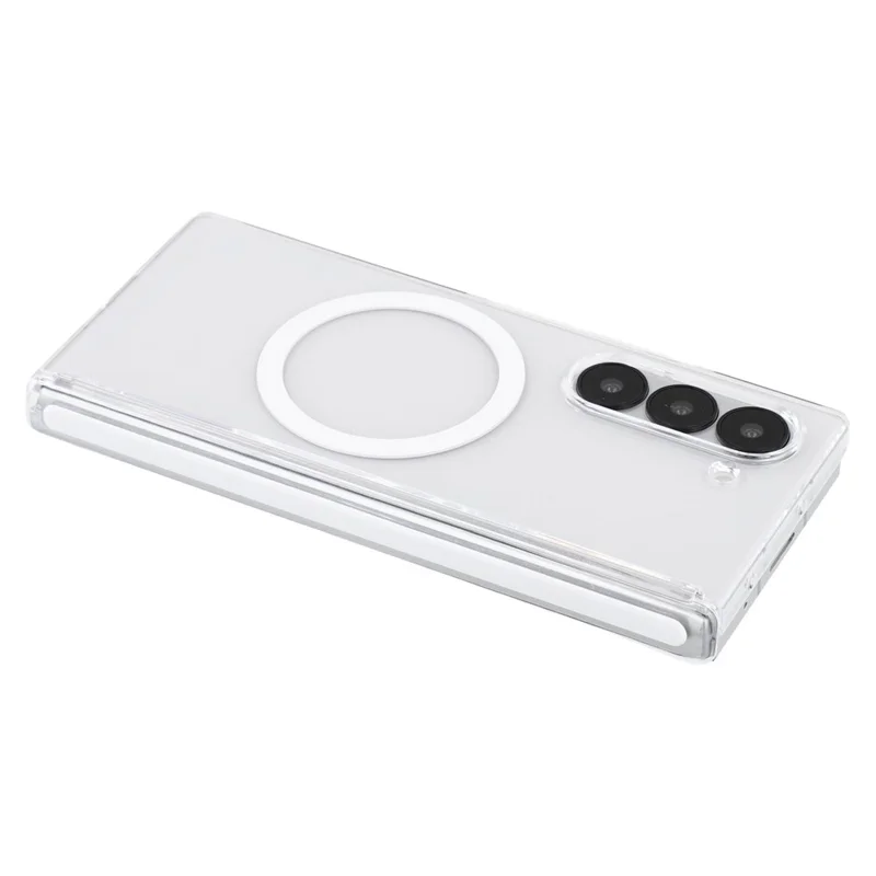 X-LEVEL For Samsung Galaxy Z Fold6 5G Case Magnetic Case Clear Back Slim Hard PC Phone Cover