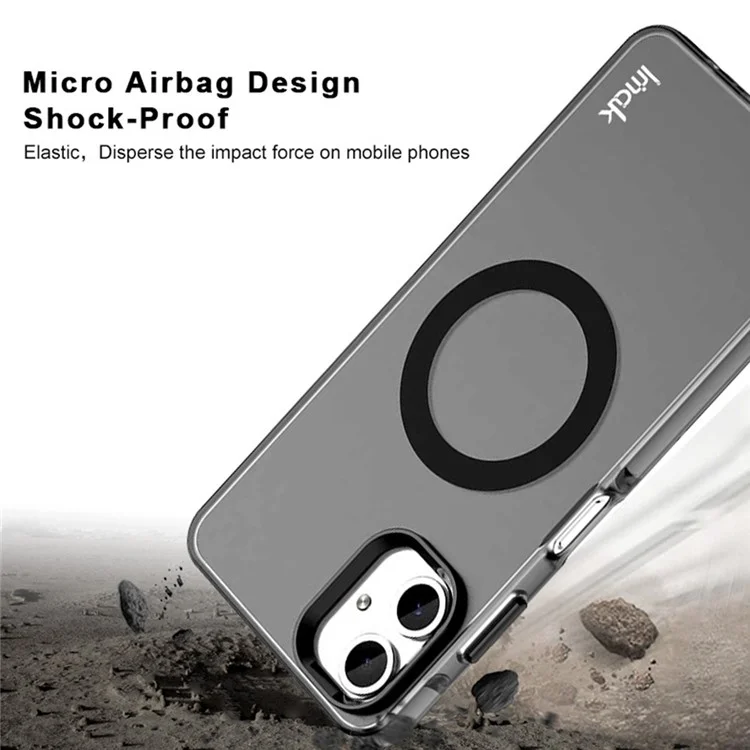 IMAK For Samsung Galaxy A06 4G Case Compatible with MagSafe PC + TPU Protective Phone Back Cover