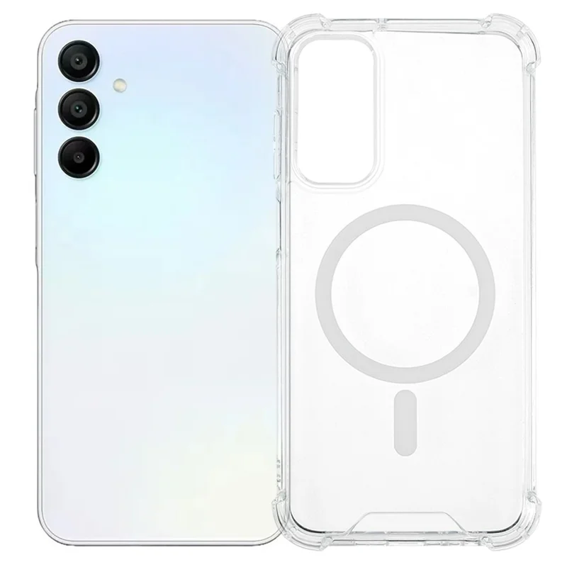 For Samsung Galaxy A15 4G  /  5G Clear Phone Case Compatible with MagSafe 1.5mm Shockproof Back Cover