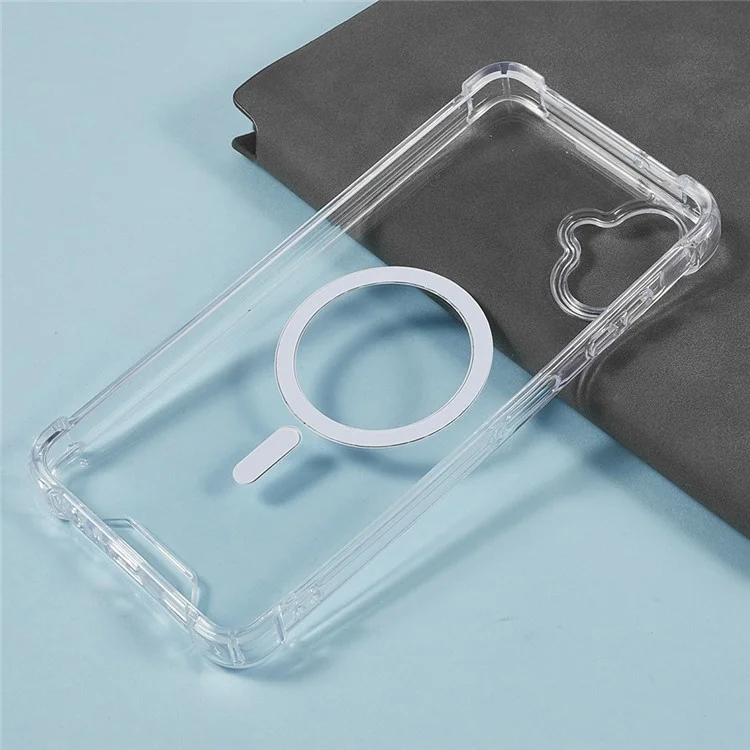 For Samsung Galaxy A06 4G  /  5G Clear Phone Case Compatible with MagSafe 1.5mm Shockproof Back Cover