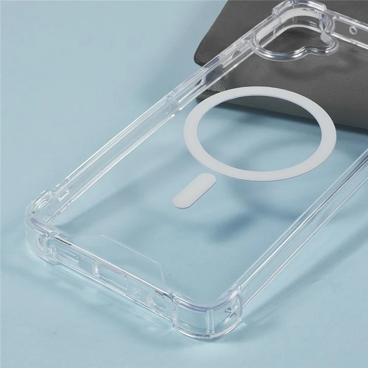For Samsung Galaxy A06 4G  /  5G Clear Phone Case Compatible with MagSafe 1.5mm Shockproof Back Cover