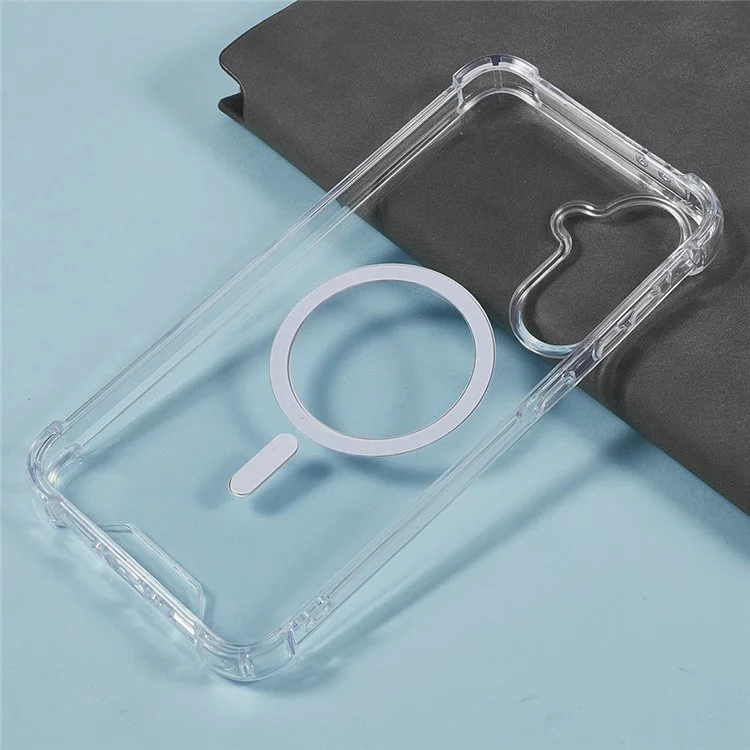 For Samsung Galaxy A26 5G Clear Phone Case Compatible with MagSafe 1.5mm Shockproof Back Cover