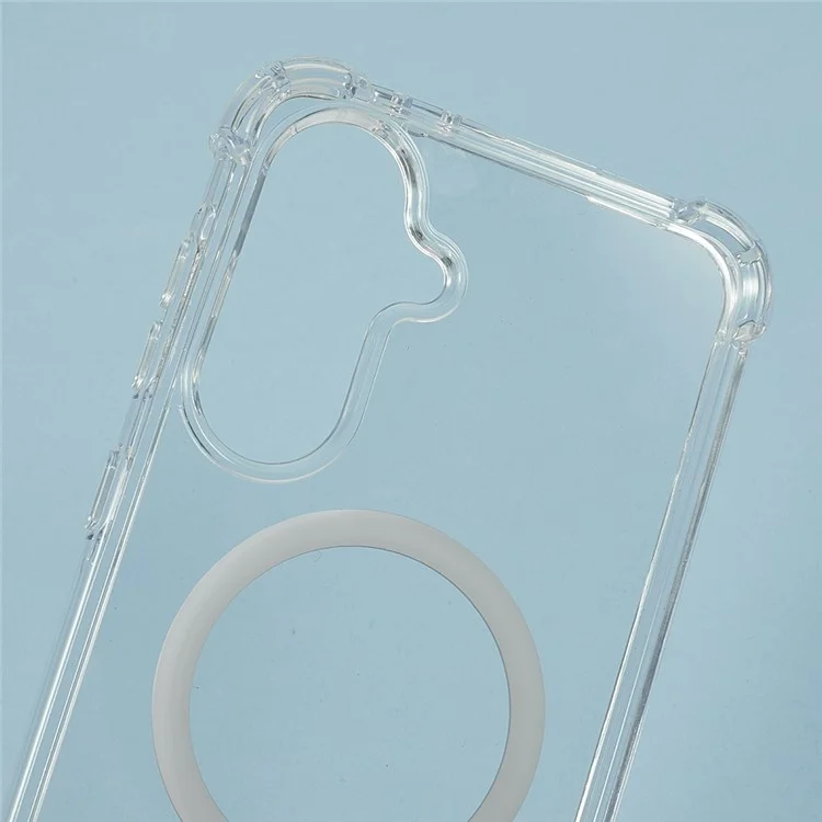 For Samsung Galaxy A26 5G Clear Phone Case Compatible with MagSafe 1.5mm Shockproof Back Cover