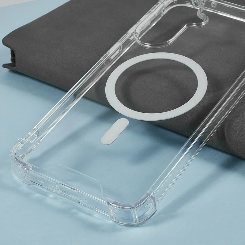 Funda Transparente para Samsung Galaxy A36 5G Compatible con MagSafe Cubierta Trasera Antichoques de 1,5 mm