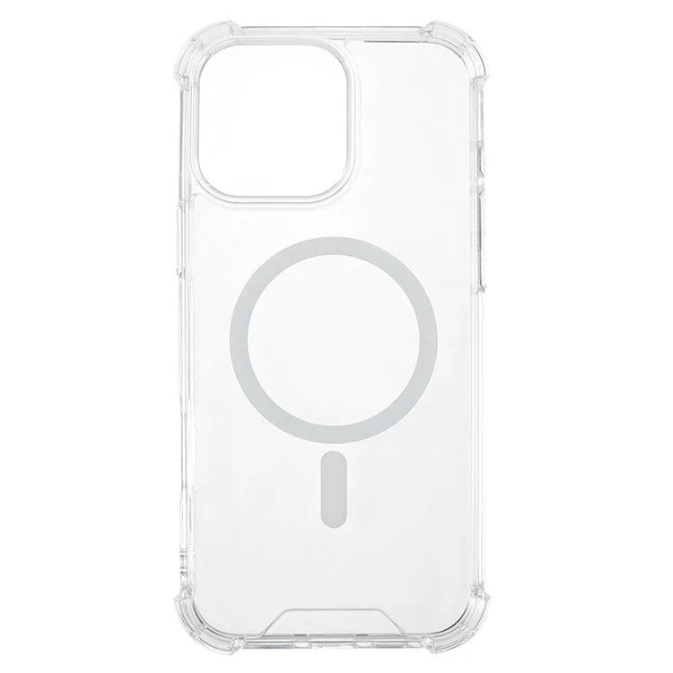 For iPhone 16 Pro Clear Phone Case Compatible with MagSafe 1.5mm Shockproof Back Cover