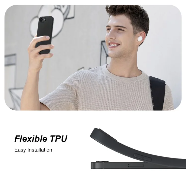 For iPhone 16e Case GRS Certified RCS Eco-Friendly Material Single Side Matte Slim Anti Drop Phone Cover