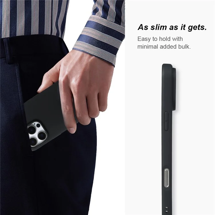 For iPhone 16 Pro Case GRS Certified RCS Eco-Friendly Material Single Side Matte Slim Anti Drop Phone Cover