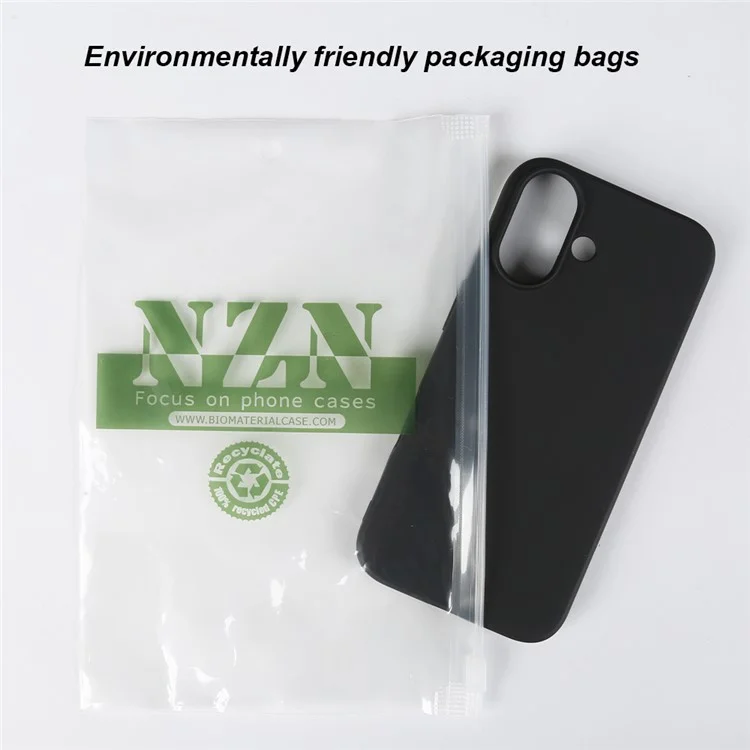 For iPhone 16 Case GRS Certified RCS Eco-Friendly Material Single Side Matte Slim Anti Drop Phone Cover