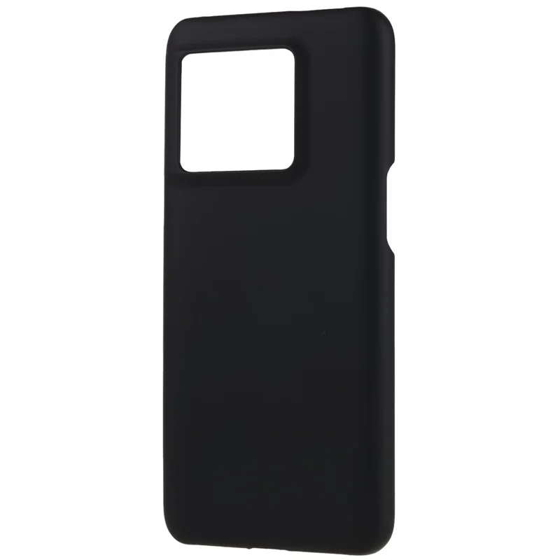 For OnePlus Ace Pro 5G / 10T 5G Rubberized Phone Case Glossy Hard PC Non-Slip Shockproof Cove - Black