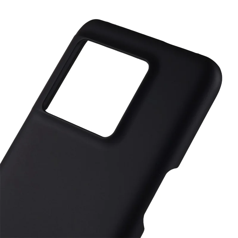 For OnePlus Ace Pro 5G / 10T 5G Rubberized Phone Case Glossy Hard PC Non-Slip Shockproof Cove - Black