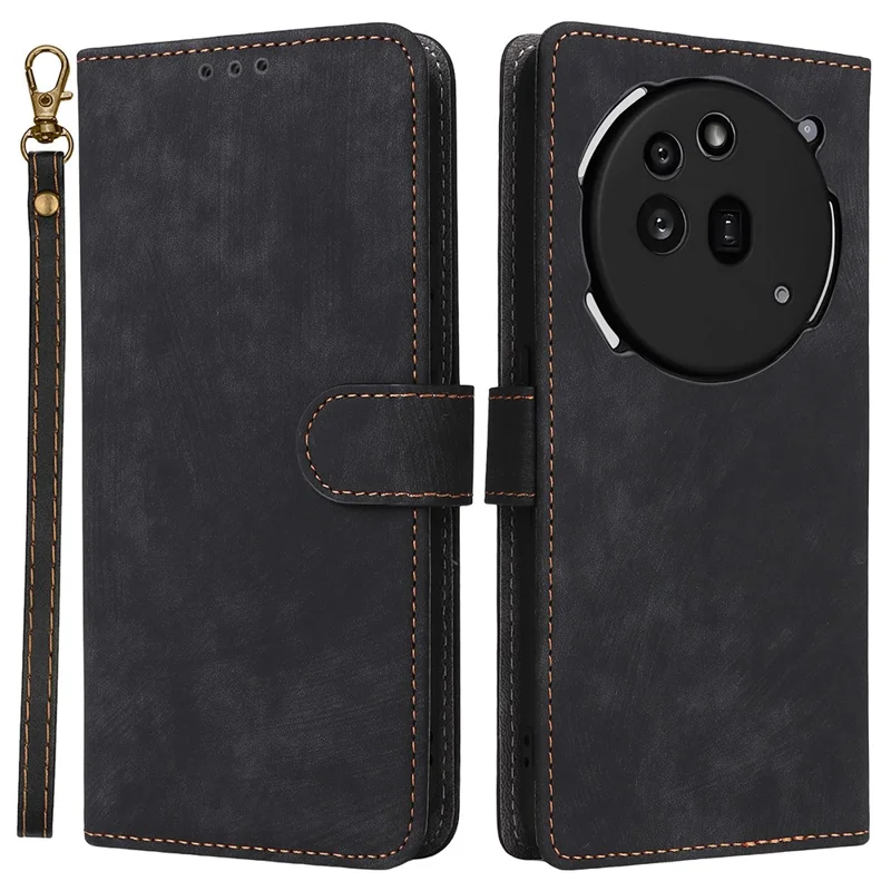 For Nothing Phone (3a) Pro Case Wallet RFID Blocking PU Leather Cover Viewing Stand - Black