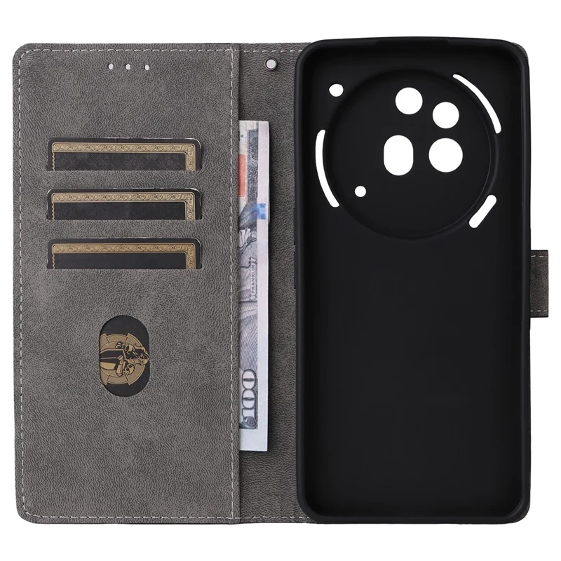 For Nothing Phone (3a) Pro Case Wallet RFID Blocking PU Leather Cover Viewing Stand - Black
