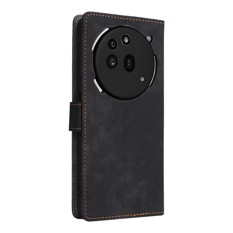 For Nothing Phone (3a) Pro Case Wallet RFID Blocking PU Leather Cover Viewing Stand - Black