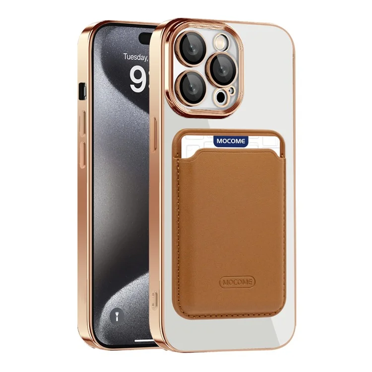 Cover per iPhone 15 Pro Max Compatibile con MagSafe TPU + PC con Porta Carte - Verde Scuro