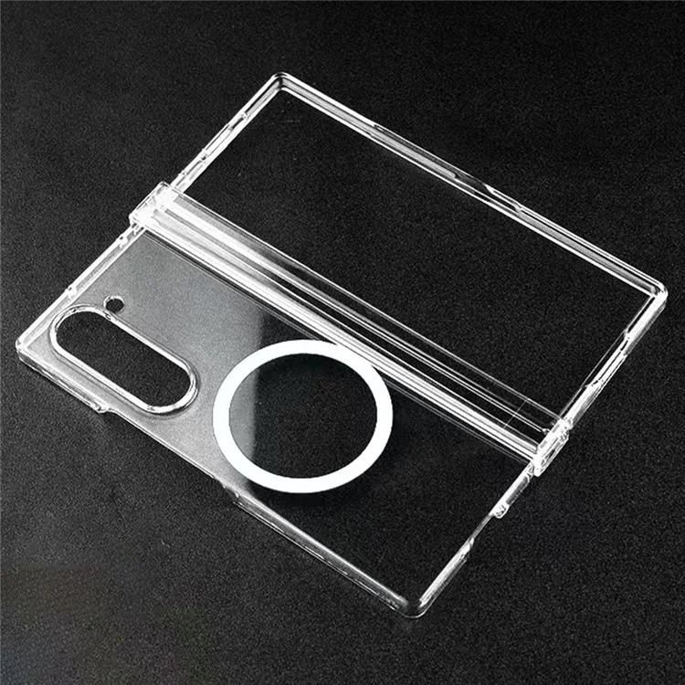 Acquisto all'ingrosso per Samsung Galaxy Z Fold6 5G Custodia magnetica Resistente ai graffi UV Custodia per telefono in PC trasparente