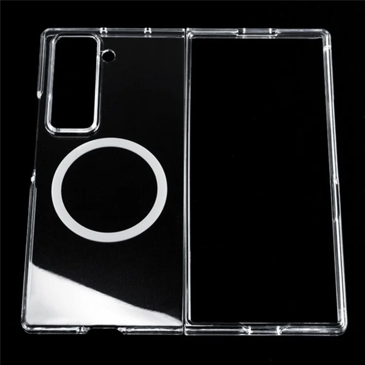 Achat en gros pour étui magnétique spécial Samsung Galaxy Z Fold, résistant aux rayures UV, coque de téléphone transparente en PC