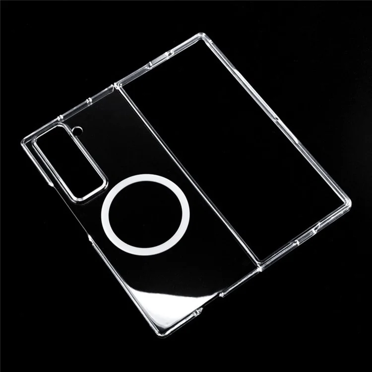 Achat en gros pour étui magnétique spécial Samsung Galaxy Z Fold, résistant aux rayures UV, coque de téléphone transparente en PC