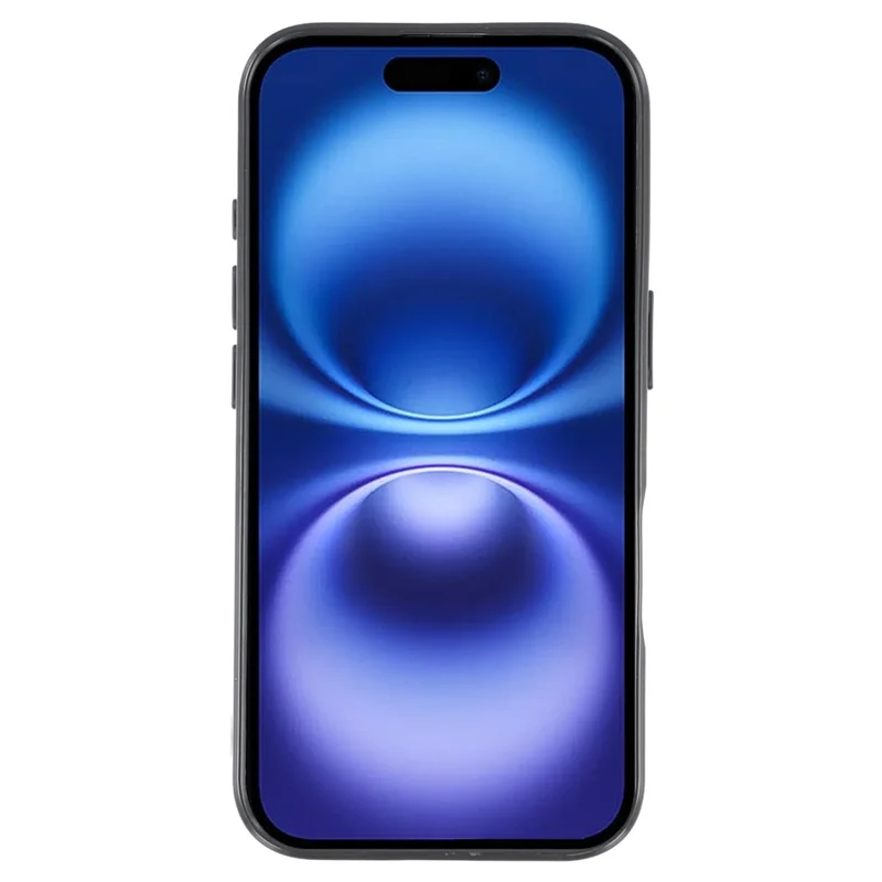 For iPhone 16 Pro Max Case IMD Glitter TPU Phone Cover Large Camera Cutout - Black