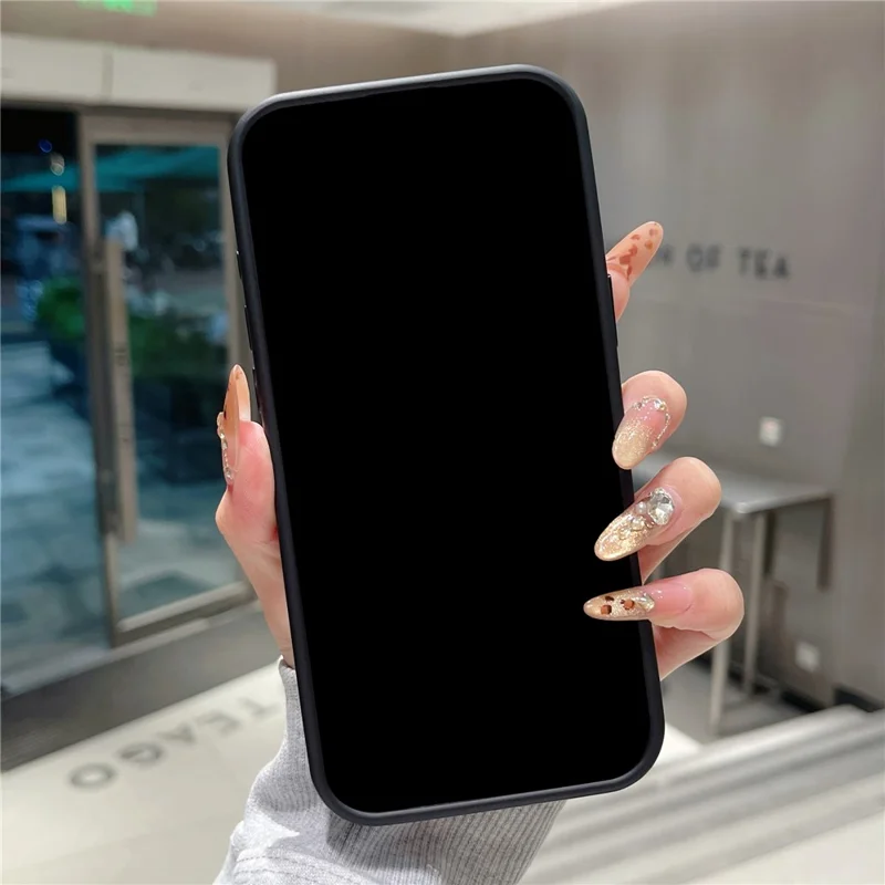 Pour iPhone 16 Pro Étui Magnétique avec Maille Électroplaquée Dissipation Thermique TPU+PC Coque Arrière de Téléphone - Noir