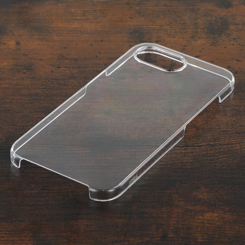 For iPhone 16e Case TPU Frame Clear Acrylic Back Phone Cover with PET Film